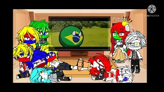 Countryhumans react to You're going to Brazil 🇧🇷