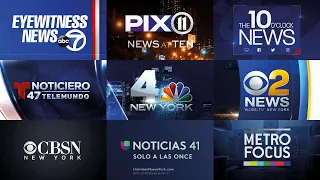 New York City (USA) Late Local TV News Intros 2021 / Openings Compilation (HD)