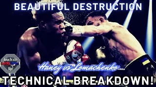 Devin Haney vs Vasiliy Lomachenko Technical Breakdown | Beautiful Destruction |