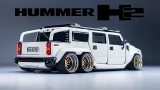 Clean Hummer H2 Six Wheeler Tomica Custom