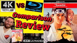 The Karate Kid 4K UltraHD Blu Ray Review Collection 3 Film Trilogy Unboxing, 4K vs BluRay Comparison