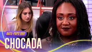 SARAH ALINE VÊ BRUNA GRIPHAO E LARISSA FALANDO QUE ELA TINHA JOGO CONFORTÁVEL 💥 | BATE-PAPO BBB