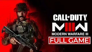 Call of Duty Modern Warfare 3 FULL Game Walkthrough - No Commentary (4K 60FPS) 2023 Edition