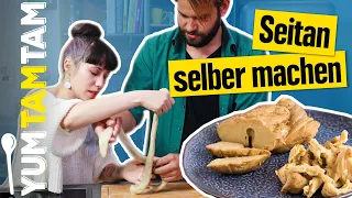 Seitan aus Mehl selber machen // #yumtamtam