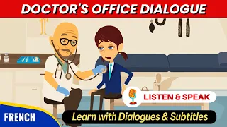Learn French : Doctor's Office Conversation | DELF A1 & A2 Dialogue | CCube Academy