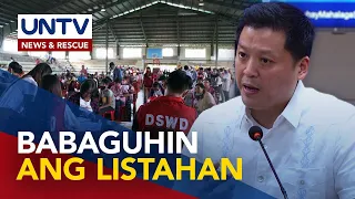 Listahan ng mga mahihirap na pamilyang Pilipino, babaguhin na ng  DSWD