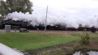 Nickel Plate Road 765 Rolling along The Little River in Huntington, IN