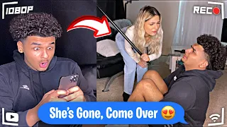 Texting My EX GF “SHE GONE COME OVER” PRANK 😳! **She Pulled Up**