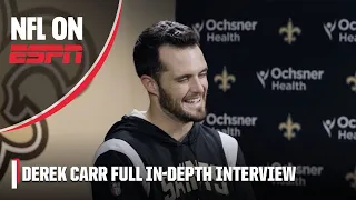 Derek Carr on his new chapter in New Orleans ⚜ [FULL INTERVIEW] | NFL on ESPN