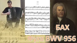 И.С. Бах Фуга BWV 956 Играет баянист Александр Котов