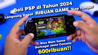 Rp600ribuan‼️ GAK NYESEL Beli PSP Di Tahun 2024‼️ Bisa Main RIBUAN GAME Berbagai Konsol