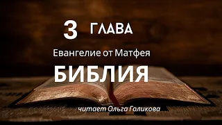 3 глава Евангелие от Матфея (читает Ольга Голикова)