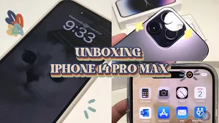 Iphone 14 Pro Max Unboxing 256 GB (Deep Purple) + Accessories 📦