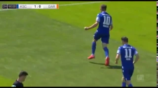 Karlsruher SC  SV Darmstadt 98   90+6'   2 0  Wanitzek