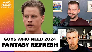 Fantasy resume refresh: Guys who need to reboot their careers in 2024 | Yahoo Fantasy Football Show