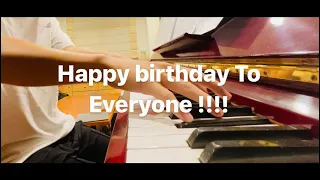 Happy birthday to everyone (variations in 12keys) part1