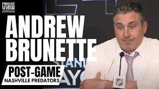 Andrew Brunette Recaps Canucks vs. Predators GM3, Series Outlook, "They're Very Well Coached"