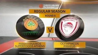 2016.11.18 - Panathinaikos Superfoods vs Olympiacos Piraeus 77-79 (Euroleague 2016-17, RS, Game 8)