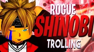 Rogue Shinobi Trolling On The Roblox Naruto World......... (shinobi origin)