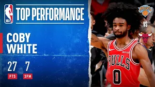 COBY Sets BULLS RECORD With 7 Made Threes In A Quarter