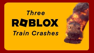 3 Roblox train crashes