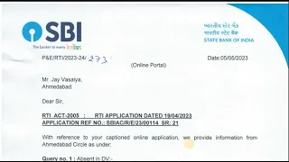 SBI Clerk RTI Reply after Joining | Absent in DV | Failed in LPT @ibps