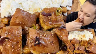 PORK BELLY HAMONADO MUKBANG