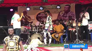 Paul Nwokeocha Live performance in Late Idika Akis burial concert in Aba, Abia State