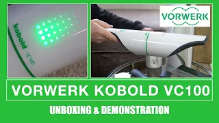 Vorwerk Kobold VC100 Hand Held Vacuum Cleaner Unboxing & Demonstration