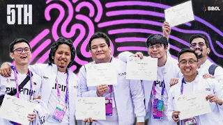 FIFTH PLACERS in Asian Games Esports '23