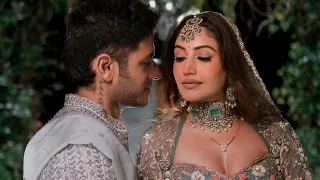 Surbhi chandana grand bridal entry 💗#trending #viral #trendingvideo #surbhichandna #wedding #couple