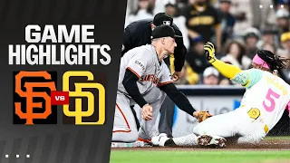 Giants vs. Padres Game Highlights (3/29/24) | MLB Highlights