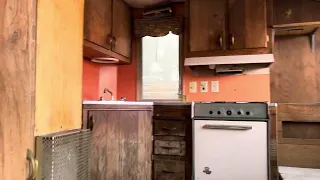 Rare 1960 Holiday House Interior 24ft