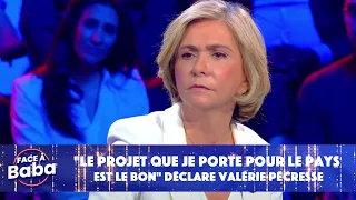 "Le projet que je porte pour le pays est le bon" déclare Valérie Pécresse