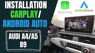 Ajout Carplay et Android auto sans fil sur Audi A4/A5