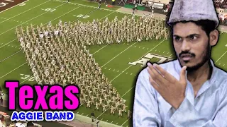 Villagers React To Fantastic Fightin' Texas Aggie Band First Halftime Drill ! Tribal People Try