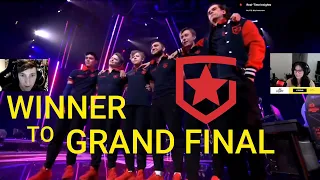KYEDAE and Boaster REACTS to Gambit destroying G2 by 13 - 0 and Qualifies to GRAND FINAL