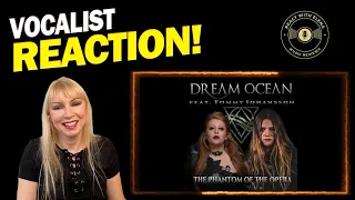 REACTION to Dream Ocean feat. Tommy Johansson - The Phantom Of The Opera #tommyjohansson #reaction