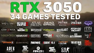 RTX 3050 Test in 34 Games in 2023