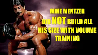 MIKE MENTZER DID NOT BUILD ALL HIS SIZE WITH VOLUME TRAINING #mikementzer  #gym  #motivation