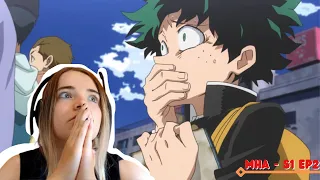 Never Meet your Heros - My Hero Academia REACTION S1 Ep02 | FIRST TIME WATCHING