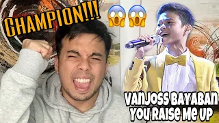 Vanjoss Bayaban "You Raise Me Up" | The Voice Kids Philippines Grand Champion | Reaction Video