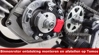 Selettra / PVL binnenrotor ontsteking monteren en afstellen Tomos