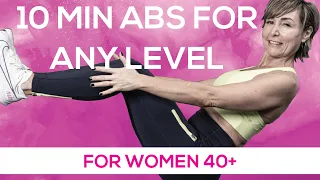 10-Minute Ab Workout  for Women Over 40| No Planks| No Wrists