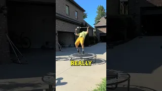 MINI TRAMPOLINE VS SCOOTER👁️👄👁️