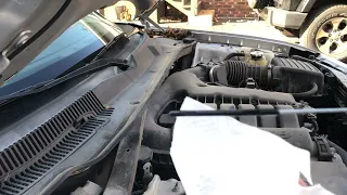 How to check the transmission fluid level on a 2008 Dodge Charger