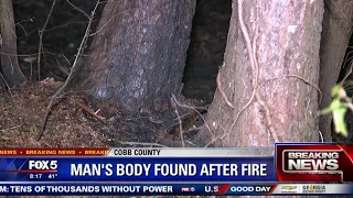 Man's body found after fire