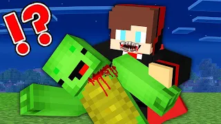 How JJ Became VAMPIRE and BEAT Mikey? - in Minecraft Challange Maizen