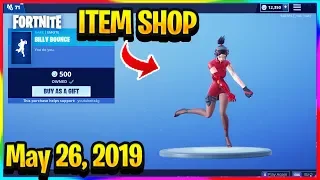 FORTNITE ITEM SHOP *NEW* BILLY BOUNCE EMOTE! | ITEM SHOP (May 26, 2019)