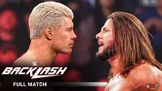 Cody Rhodes vs. AJ Styles: Backlash 2024 - Falls Count Anywhere Match